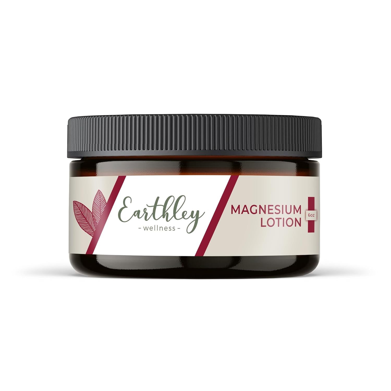 Earthley Wellness, Magnesium Lotion, Shea Butter, Mango Butter, Candelilla Wax, Earthley Wellness, Magnesium Lotion, Shea Butter, Mango Butter, Candelilla Wax, Lavender Scent (6oz, Regular)