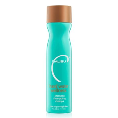 Malibu C Hard Water Wellness Shampoo - Hydrating, Sulfate-Free Hair Care for Hard Water - Removes Minerals and Buildup