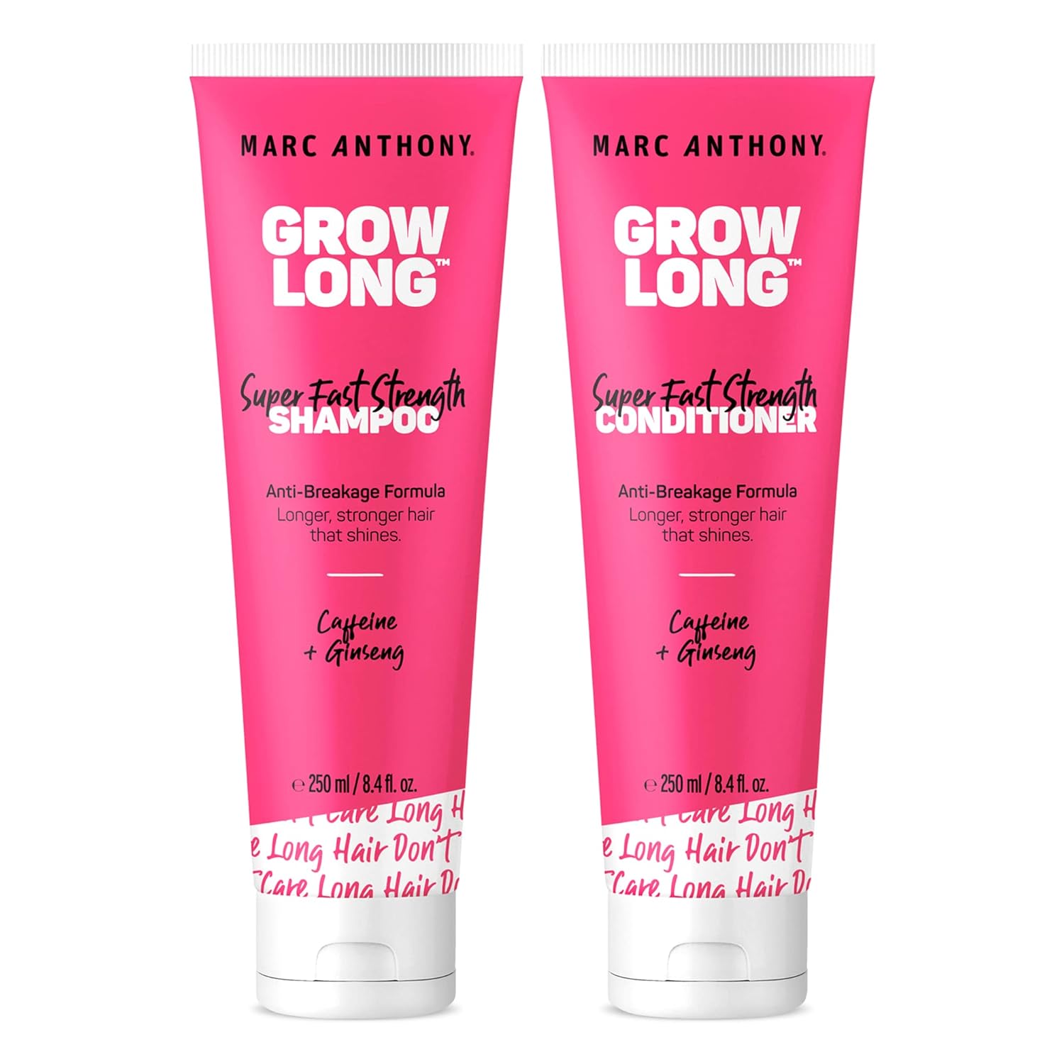 Marc Anthony Shampoo and Conditioner Set, Grow Long Biotin - Marc Anthony Shampoo and Conditioner Set, Grow Long Biotin - Anti-Frizz Deep Conditioner For Split Ends & Breakage - Vitamin E, Caffeine & Ginseng for Curly, Dry & Damaged Hair