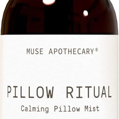 Muse Apothecary Pillow Ritual - Aromatic, Calming and Relaxing Pillow Mist, Linen and Fabric Spray - Infused with Natural Aromatherapy Essential Oils - 8 oz, Fleur du Lavender