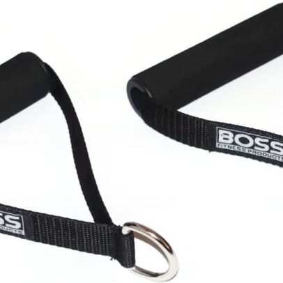 Soft Grip Exercise Handles - Set of 2 - Great for Adjustable Resistance Bands & Cable Machines