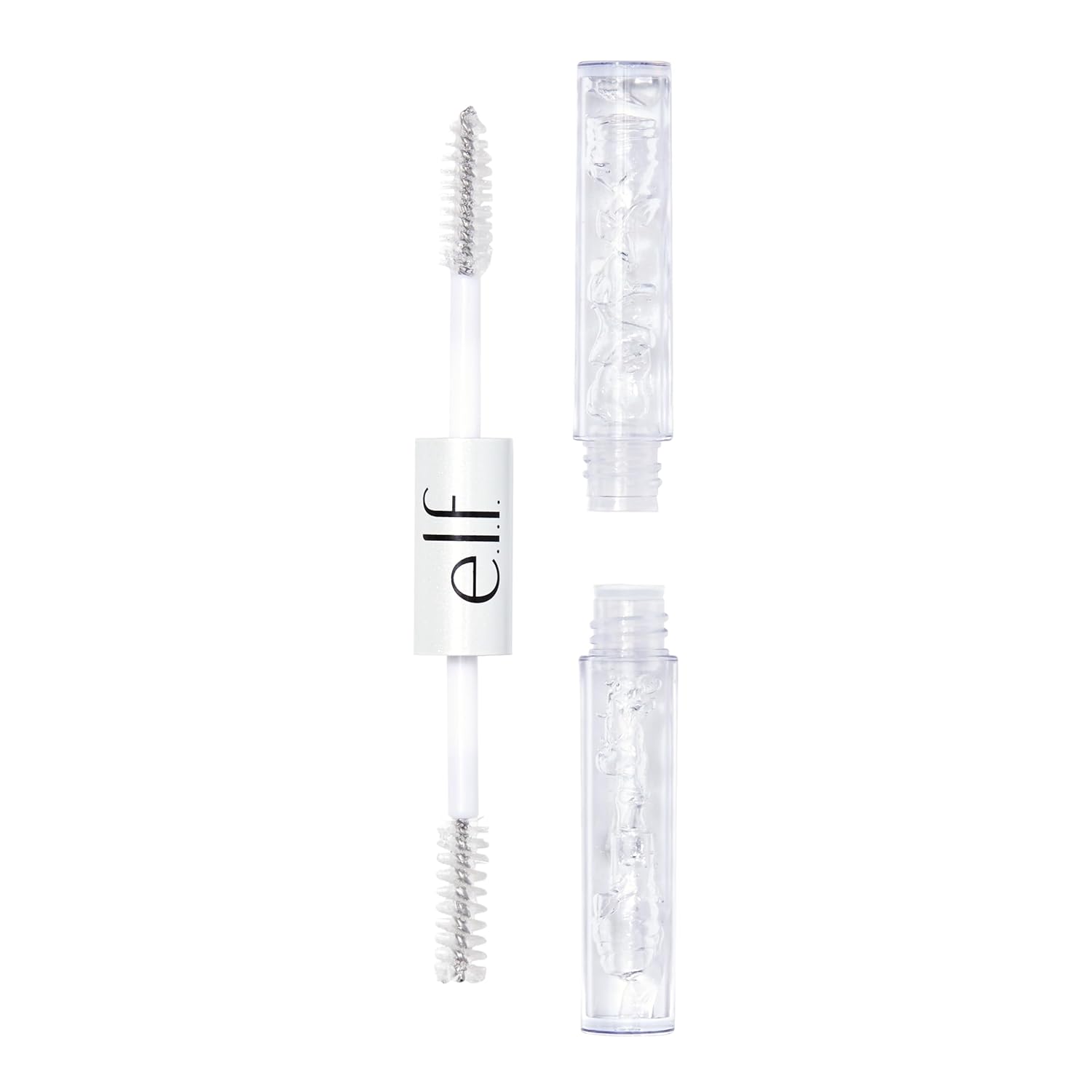 e.l.f. Clear Brow & Lash Mascara, Dual-Sided Brushable Clear Gel e.l.f. Clear Brow & Lash Mascara, Dual-Sided Brushable Clear Gel For Groomed Brows & Eyelashes, Long-Wear Conditioning Formula, Vegan & Cruelty-Free